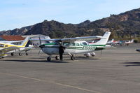 N1905U @ SZP - 1973 Cessna U206F STATIONAIR, Continental IO-520 285 Hp, 6 seats, on Transient Ramp - by Doug Robertson