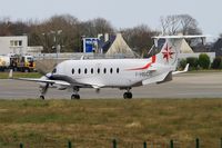 F-HBCC @ LFRB - Beech 1900D, Taxiing to  rwy 25L, Brest-Bretagne Airport (LFRB-BES) - by Yves-Q