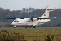 F-HMTO @ LFRB - ATR 42-320, Take off run rwy 25L, Brest-Bretagne Airport (LFRB-BES) - by Yves-Q