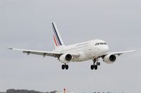 F-GUGE @ LFRB - Airbus A318-111, On final rwy 25L, Brest-Bretagne Airport (LFRB-BES) - by Yves-Q