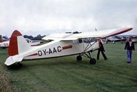 OY-AAC @ EGTH - OY-AAC  S.A.I. KZ III U-2 [108] Old Warden~G 13/07/1980 - by Ray Barber