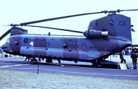 ZA714 @ EGHH - ZA714   Boeing Vertol CH-47C Chinook HC.1 [B845/M7005] (Royal Air Force) Bournemouth (Hurn)~G @ 01/06/1986 - by Ray Barber