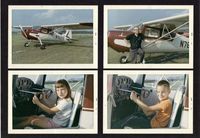 N76209 - Early 60s. My dad's first plane. That was me with the duck face, and my brother. - by My mom, Joan Sabroff