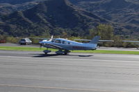 N9607C @ SZP - 1978 Piper PA-28-181 ARCHER II, Lycoming O&VO-360 180 Hp, landing roll Rwy 04 - by Doug Robertson