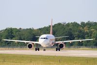 G-EZBG @ LFSB - Airbus A319-111, Lining up rwy 15, Bâle-Mulhouse-Fribourg airport (LFSB-BSL) - by Yves-Q