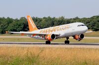 G-EZTE @ LFSB - Airbus A320-214, Landing rwy 15, Bâle-Mulhouse-Fribourg airport (LFSB-BSL) - by Yves-Q