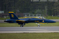 163451 @ KNKT - F/A-18C Hornet 163451 C/N 0662 from Blue Angels Demo Team  NAS Pensacola, FL - by Dariusz Jezewski www.FotoDj.com