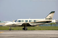 N33MV @ KFRG - Piper PA-31-350 Chieftain  C/N 31-8252035, N33MV - by Dariusz Jezewski www.FotoDj.com