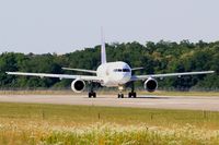 N918FD @ LFSB - Boeing 757-23A, Ready to take off rwy 15, Bâle-Mulhouse-Fribourg airport (LFSB-BSL) - by Yves-Q