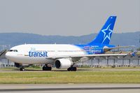 C-FDAT @ LFSB - Airbus A310-308, Taxiing to holding point rwy 15, Bâle-Mulhouse-Fribourg airport (LFSB-BSL) - by Yves-Q