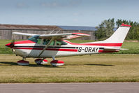 G-ORAY @ EGBR - Cessna F182Q Skylane G-ORAY Unicom Consultants, Breighton 7/6/15 - by Grahame Wills