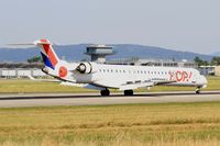 F-HMLH @ LFSB - Bombardier CRJ-1000EL NG, Reverse thrust landing rwy 15, Bâle-Mulhouse-Fribourg airport (LFSB-BSL) - by Yves-Q