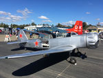 N54YK @ LVK - 2018 Livermore Airport Open House, 1954 Yakovlev Yak-18, c/n: 232012 - by Timothy Aanerud