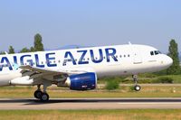 F-HBIB @ LFSB - Airbus A320-214, Landing rwy 15, Bâle-Mulhouse-Fribourg airport (LFSB-BSL) - by Yves-Q