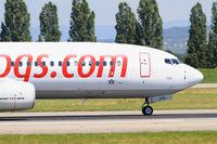 TC-CPB @ LFSB - Boeing 737-82R, Take off run rwy 15, Bâle-Mulhouse-Fribourg airport (LFSB-BSL) - by Yves-Q