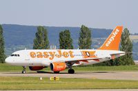 G-EZBG @ LFSB - Airbus A319-111, Taxiing to holding point rwy 15, Bâle-Mulhouse-Fribourg airport (LFSB-BSL) - by Yves-Q