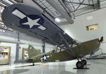 N1548M @ KEFD - Stinson L-5 Sentinel at the Lone Star Flight Museum, Houston TX