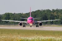 HA-LPM @ LFSB - Airbus A320-232, Lining up rwy 15, Bâle-Mulhouse-Fribourg airport (LFSB-BSL) - by Yves-Q