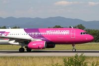 HA-LPM @ LFSB - Airbus A320-232, Take off run rwy 15, Bâle-Mulhouse-Fribourg airport (LFSB-BSL) - by Yves-Q