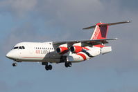 5A-FLF @ LMML - Bae146/AvroRJ100 5A-FLF Air Libya - by Raymond Zammit