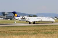 D-ACKI @ LFSB - Bombardier CRJ-900LR, Take off run rwy 15, Bâle-Mulhouse-Fribourg airport (LFSB-BSL) - by Yves-Q