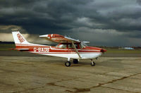 G-BAOB - Taken at Biggin Hill. Summer 1982. I flew in it, as a passenger, over the M25 in Essex (then under construction). We landed at Stapleford Tawney for a coffee. Then we flew back to Biggin Hill, dodging the rain squalls! - by Vince Collins