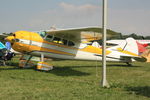 N3457V @ OSH - 1948 Cessna 195, c/n: 7154 - by Timothy Aanerud