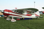 N195PD @ OSH - 1950 Cessna 195, c/n: 7460 - by Timothy Aanerud