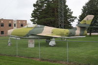 52-6418 @ FOD - 1952 Republic F-84F Thunderstreak, 52-6418. Iowa ANG at Fort Dodge, Iowa - by Timothy Aanerud