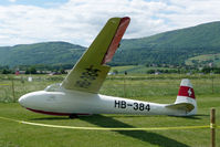 HB-384 @ LSZG - Museums-day Grenchen. Still registered.