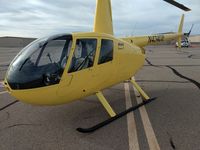 N434DE @ KAVQ - Volare Helicopters' training and photo flight helicopter ready to go at Marana Regional Airport, Marana AZ.