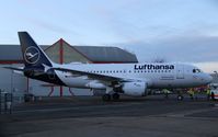 D-AILB @ EGSH - 2nd A319 in the new livery and first for Lufthansa Cityline - by AirbusA320