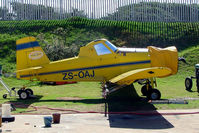 ZS-OAJ @ FAVG - ZS-OAJ   Air Tractor AT-401B [0967] (Rautenbach Aerial Spraying) Durban-Virginia~ZS 18/09/2006 - by Ray Barber