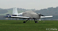 G-XSAM @ EGLS - Parked at Old Sarum - by Clive Pattle