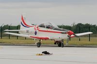 061 @ LFSI - Pilatus PC-9M, Croatian Air Force aerobatic team, Taxiing to flight line, St Dizier-Robinson Air Base 113 (LFSI) Open day 2017 - by Yves-Q