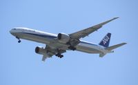 JA779A @ SFO - ANA 777-300 - by Florida Metal