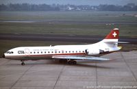 HB-ICQ @ EDDL - Sud Aviation SE 210 Caravelle 10B1R- CTA Compagnie de Transport Aerien Geneve - 222 - HB-ICQ - 1979 - DUS - by Ralf Winter