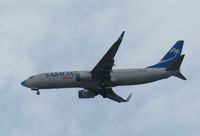 I-NEOS @ NZAA - overhead manukau on finals to AKL - by Magnaman