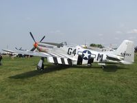 N51KB @ KOSH - One of a few P51s at EAA 18 - by Magnaman