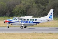 F-HFTR @ LFRB - Cessna 208B Grand Caravan, Taxiing rwy 07R, Brest-Bretagne Airport (LFRB-BES) - by Yves-Q