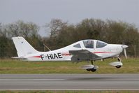 F-HIAE @ LFRB - Tecnam P2002 JF, Landing rwy 25L, Brest-Bretagne airport (LFRB-BES) - by Yves-Q