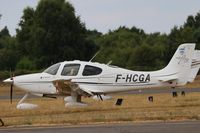F-HCGA @ EGLK - Cirrus SR20 GTS sat on the apron at lackbushe - BBS.
A visitor for the upcoming FIA18 - by dave226688