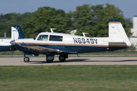 N6949V @ KOSH - Arriving at AirVenture 2018 (in company with 60 other Mooneys) - by alanh