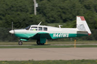 N441WS @ KOSH - Arriving at AirVenture 2018 (in company with 60 other Mooneys) - by alanh