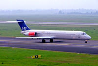 SE-DIC @ EDDL - SE-DIC   McDonnell Douglas DC-9-87 (MD87) [49607] (SAS Scandinavian Airlines) Dusseldorf~D 10/09/2005 - by Ray Barber