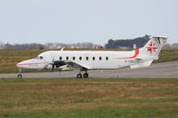 F-HBCC @ LFRB - Beech 1900D, Taxiing to  rwy 07R, Brest-Bretagne Airport (LFRB-BES) - by Yves-Q