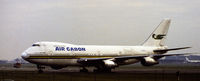 F-ODJG @ EBBR - Emergency landing 25R at Brussels '80s - by j.van mierlo