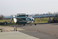 G-LOYA @ EGSU - Parked by the Aircraft Restoration Company hanger - by Vinny Halls