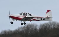 G-TENN @ EGFH - Resident RV-10 departing Runway 22. - by Roger Winser