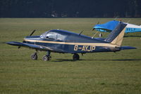 G-AYJP @ EGLM - Piper PA-28-140 Cherokee at White Waltham. - by moxy